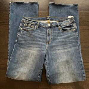 NWT NEW women's GAP Perfect Boot Jeans size 14/32R